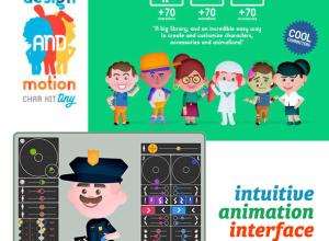 AE模板-卡通小人物角色绑定动作MG动画设计素材