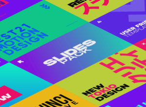 达芬奇模板预设-12个创意文字标题排版动画彩色幻灯片 Colorful Slides