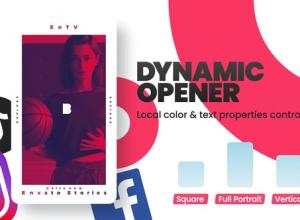 AE模板-INS竖屏节奏感快闪文字视频片头 Instagram Dynamic Opener