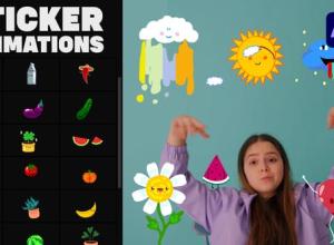 AE模板-手绘卡通自然表情贴纸动画 Nature Emoji Stickers Animations