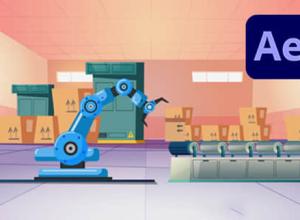 AE机械手臂图形动画基础教程+中英文字幕 Udemy – Animation for Beginners in After Effects
