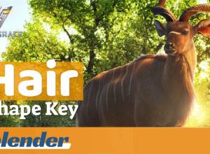 Blender真实毛发生成插件 Hairshapekey V5.3+使用教程