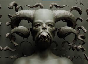 60个生物怪物角Zbrush笔刷IMM+VDM