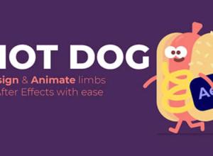 AE插件-MG动画人物角色肢体动作工具 AESweets HotDog v1.1.4 Win/Mac