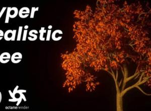 C4D Octane渲染器植物场景渲染教程