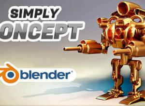 Blender抽象概念模型建模插件 Simply Concept v3.3+使用教程