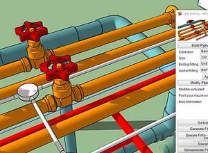 三维管道快速生成Sketchup插件 VBO Piping Pro v2.1.7