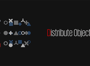 Blender场景对象排列分布插件 Distribute Objects Addon v1.00