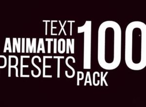 AE预设-100组文字缓入缓出动画预设 Text Animation Pack
