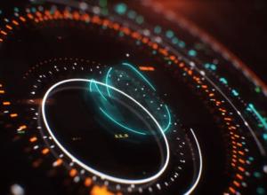 AE模板-科技感HUD展示logo动画 Hud Logo Reveal