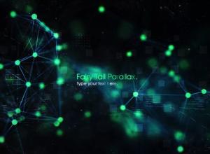 AE模板-Plexus点线粒子文字标题开场 Parallax Abstract Plexsus Titles