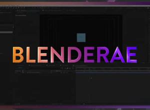 Blender与Ae导入桥接插件 BlenderAE V2.1.0+使用教程