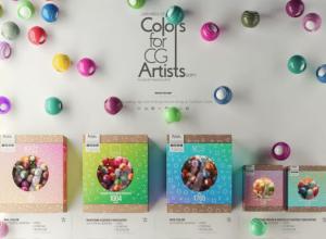 3DS MAX Corona渲染器色卡预设包 ColorsForCGArtists – Tools For Corona V5