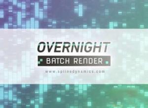 3DS MAX批量渲染插件 Overnight Batch Render v1.26