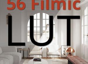 56个用于渲染引擎和后期制作LUT调色预设 3D Collective – Filmic LUTs