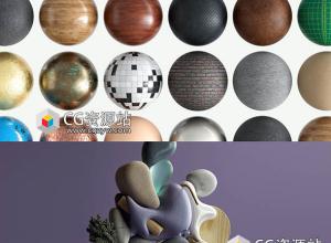 GSG灰猩猩C4D与Redshift材质技术培训视频教程