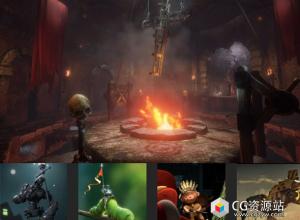 Think Tank出品CG艺术游戏环境道具制作视频教程