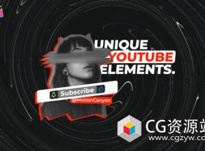 FCPX插件-9个网络视频字幕包装元素字幕动画