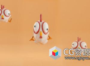 Blender简单三维角色动画教程+中英文字幕