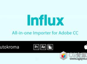 AE/PR插件-特殊视频编码格式素材导入工具 Influx v1.1.3 Win