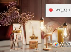 C4D Redshift渲染器使用全面基础入门大师班教程++中英文字幕