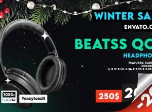 AE模板-圣诞特卖零售促销商品宣传 Christmas Sale Retail Promo