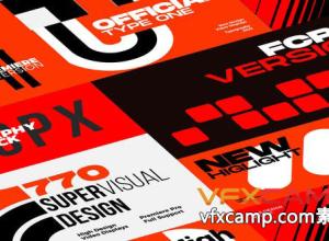 FCPX插件-12组时尚创意VHS风格文字标题排版动画 VHS Style Typography