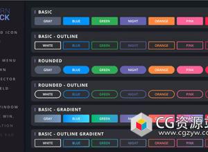 Unity现代用户UI界面包 Modern UI Pack 5.1.1