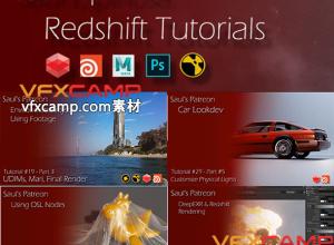 Patreon出品Houdini Redshift渲染器场景实例系列渲染教程