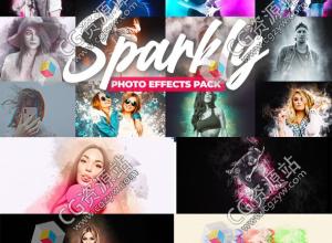 AE脚本-视频调色预设图片描边特效文字标题字幕动画