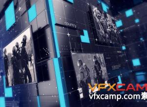 AE模板-资讯新闻广播设计栏目包装片头 Information News