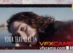 FCPX插件-复古浪漫美好回忆照片视频相册片头