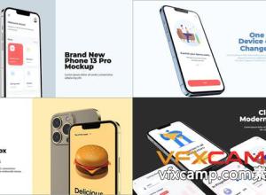 AE模板-应用演示iPhone 13手机APP展示片头