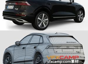 奥迪Q8 2018 汽车3D模型