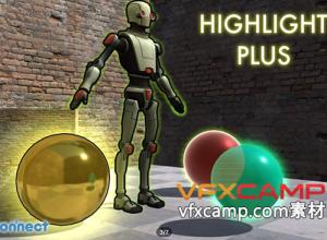 Unity为场景3D对象添加轮廓发光叠加效果 Highlight Plus v22.1