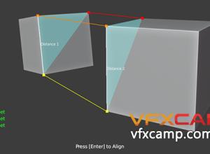 Blender将目标对齐并捕捉到源3点对齐插件 3 Points Align