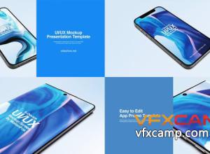 AE模板-应用演示iPhone苹果安卓M8手机APP宣传片头