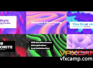 FCPX插件-6组时尚标题背景动画 Stylish Titles And Backgrounds