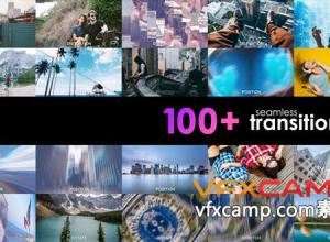 AE模板-100+图形切割水墨视频无缝转场预设 Seamless Transitions