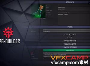 Unity角色扮演游戏生成器 RPG Builder 1.1.0.8