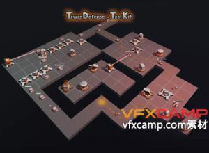 Unity游戏塔防工具包 Tower Defense Toolkit 4 TDTK-4 v4.1 f2