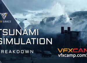 Houdini大型海啸模拟特效实例教程中英文字幕