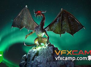 Blender游戏生物龙模型雕刻视频教程+中英字幕