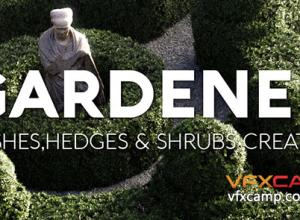 Blender真实花园树草灌木生成插件 Gardener Pro V1.2 – Bushes,Hedges & Shrubs Creator + 预设