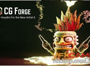 Houdini 18.5特效粒子模拟着色程序动画基础教程