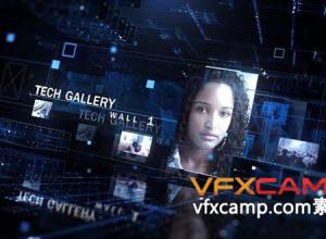 AE模板-E3D插件科技感公司宣传视频展示 Tech Gallery