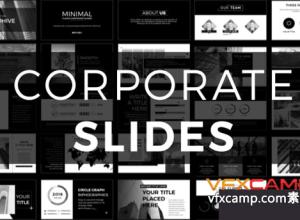 AE模板-公司企业宣传包装文字标题图标动画 The Corporate