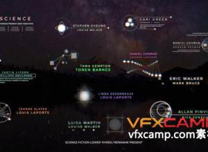 FCPX插件-12组科技感医学生物学文字标注字幕动画