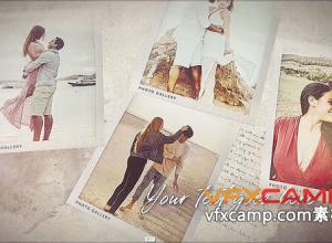 AE模板-时尚回忆旅行幻灯片婚礼视频相册片头 Stylish Memories Slideshow