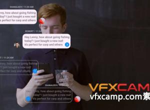 FCPX插件-18组手机微信短信语音气泡聊天消息对话框动画